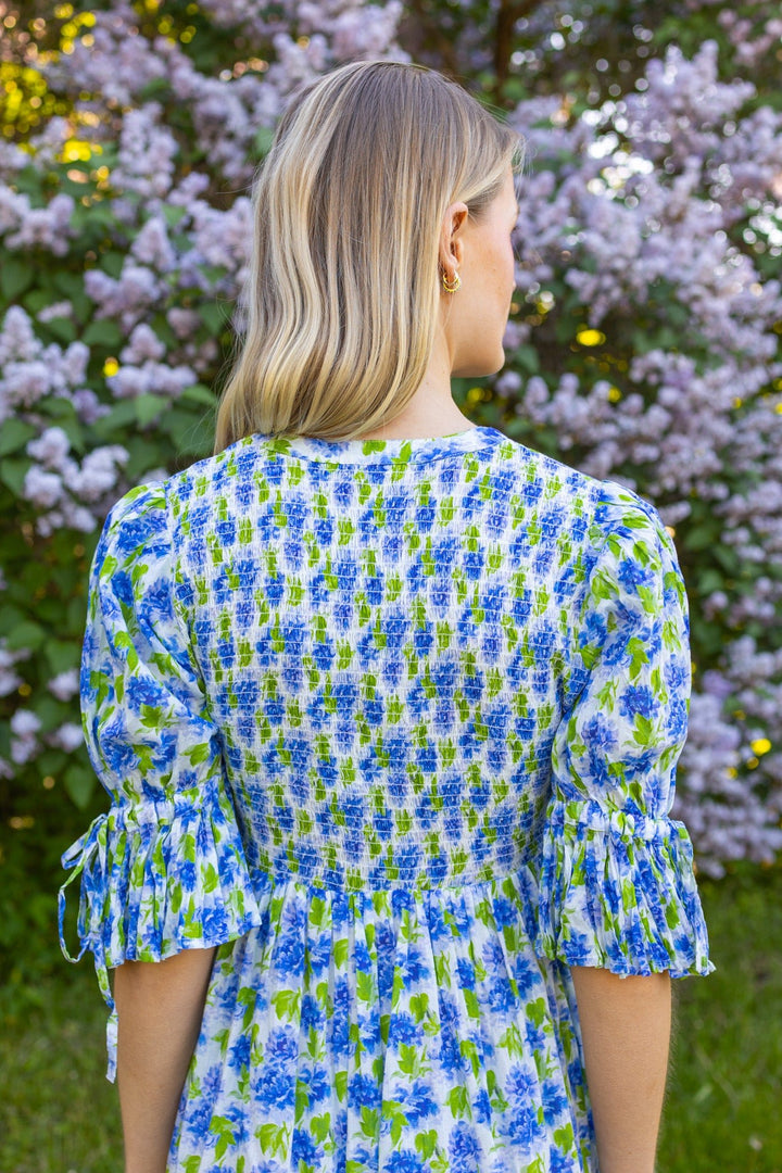 Twisted Maxi Dress Peonies | Kjoler | Smuk