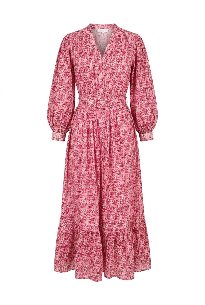 Twisted Midi Dress Wildflowers | Kjoler | Smuk
