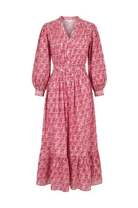 Twisted Midi Dress Wildflowers
