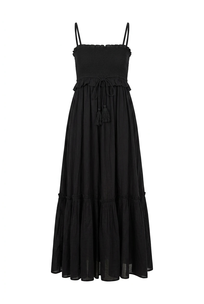 Twisted Strap Dress Black | Kjoler | Smuk
