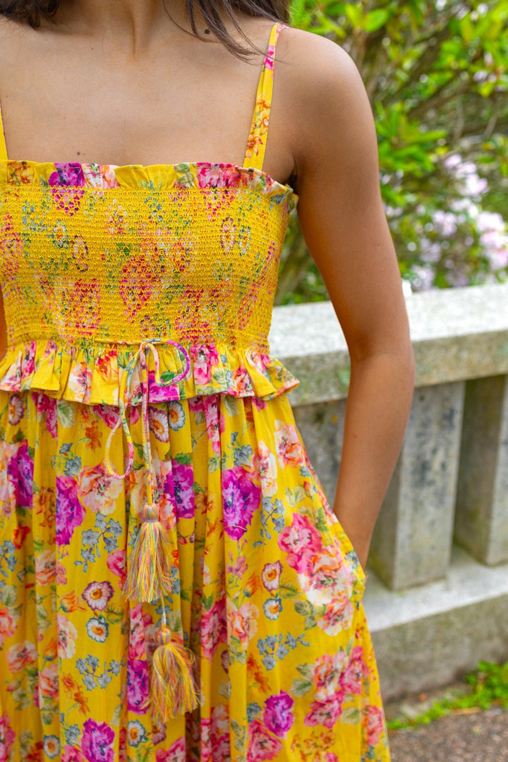 Twisted Strap Dress Daylight Blossom | Kjoler | Smuk