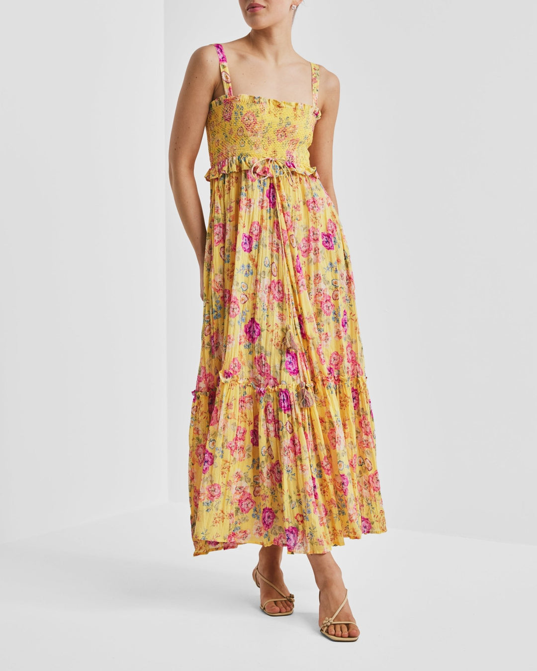 Twisted Strap Dress Daylight Blossom | Kjoler | Smuk