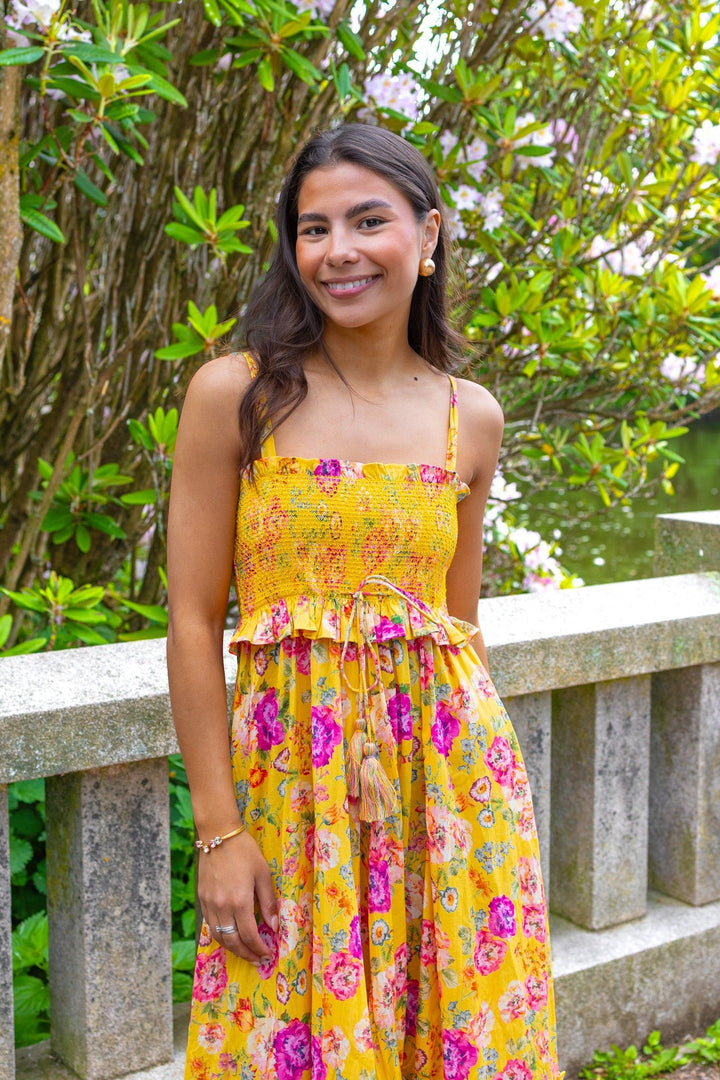 Twisted Strap Dress Daylight Blossom | Kjoler | Smuk