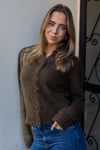 Ulla Mohair Cardigan Mocha