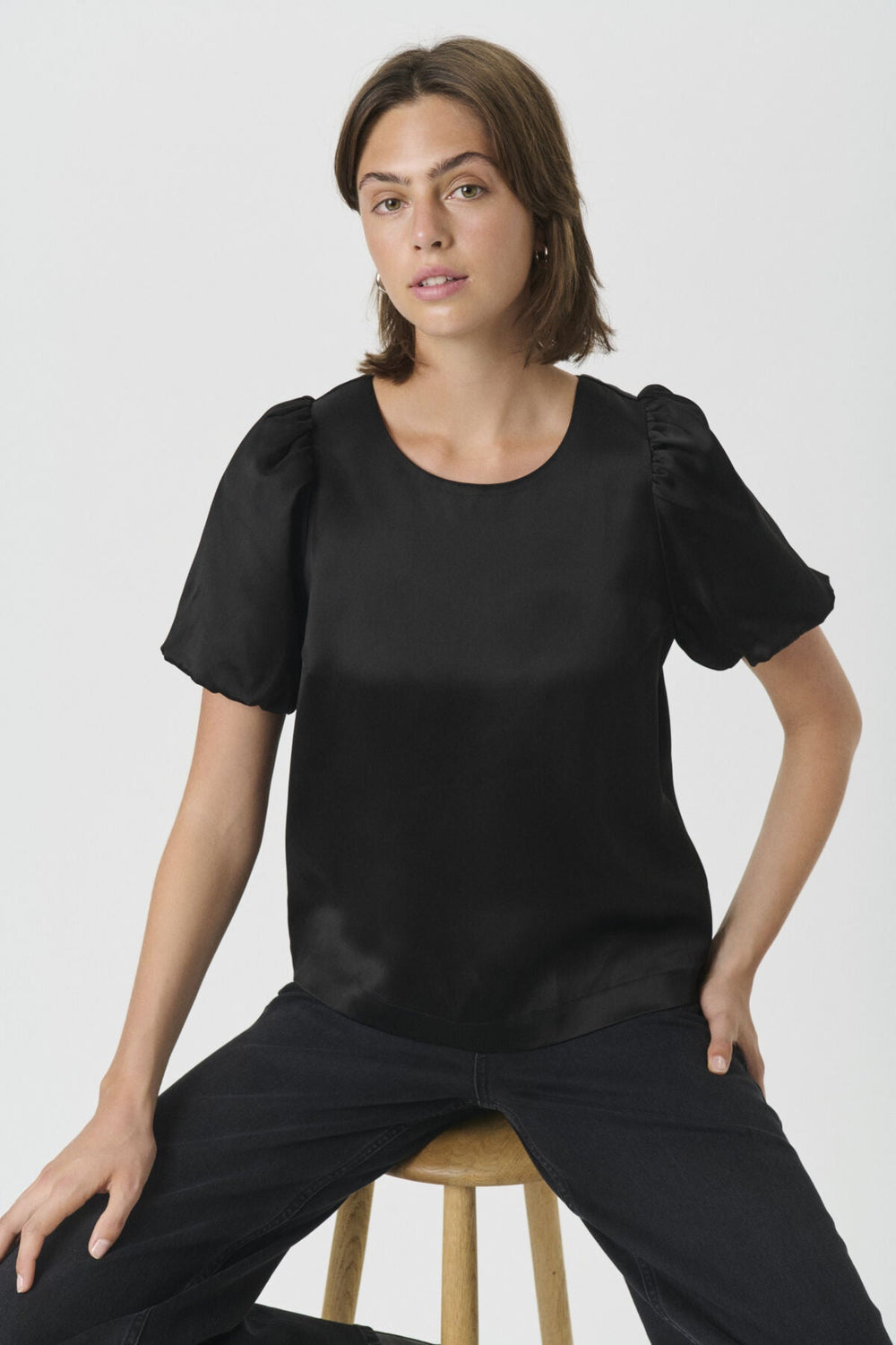 Uria Blouse Black | Skjorter og bluser | Smuk - Dameklær på nett