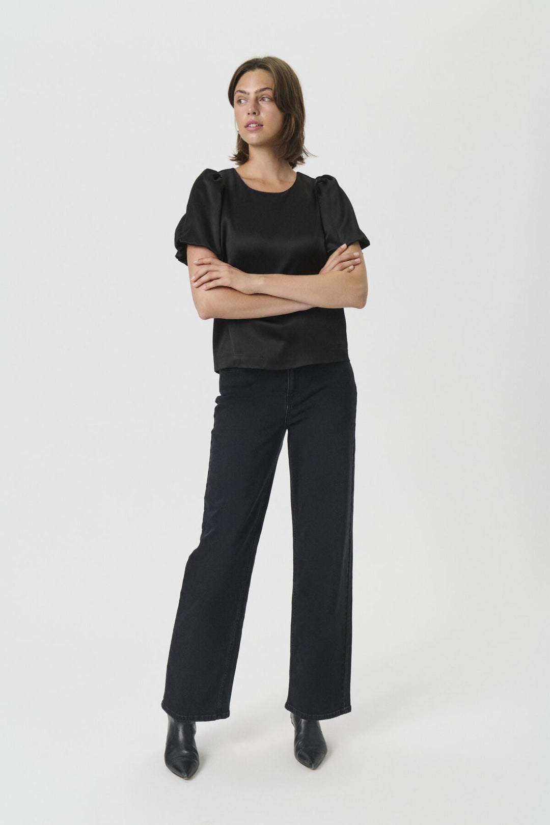 Uria Blouse Black | Skjorter og bluser | Smuk - Dameklær på nett