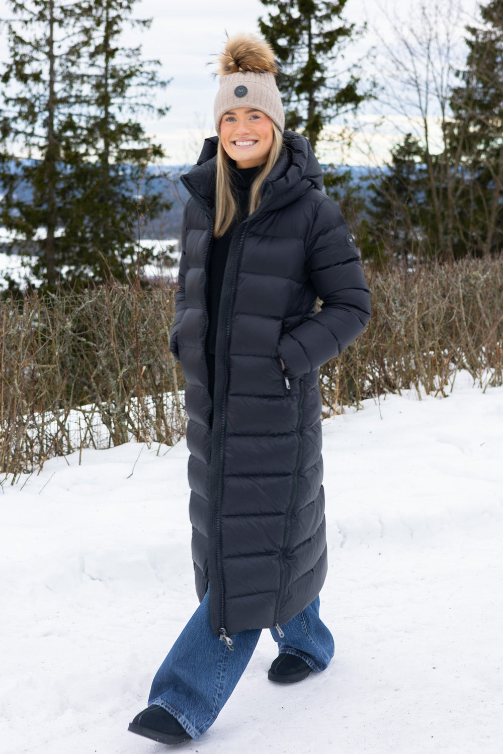 Val Cenis Long Jacket Black | Yttertøy | Smuk
