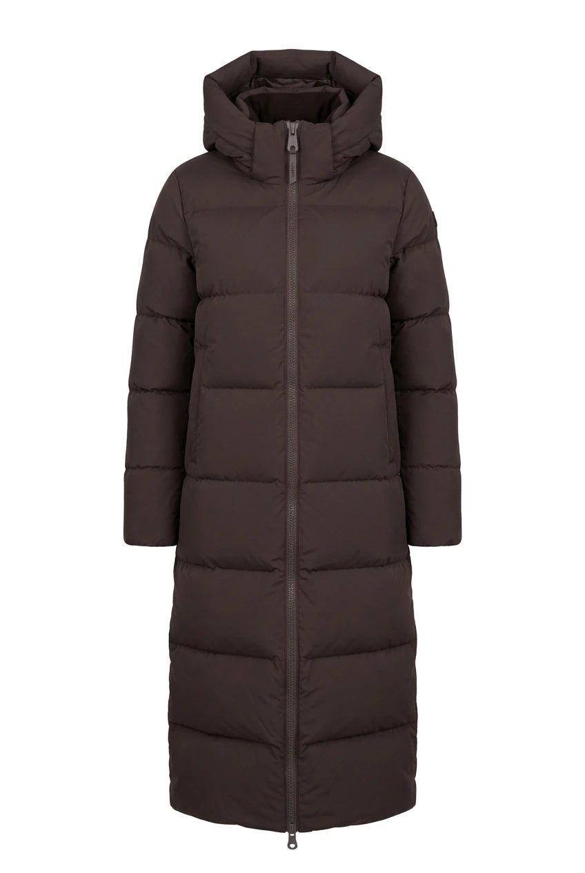 Val Cenis Long Tech Dark Brown | Yttertøy | Smuk