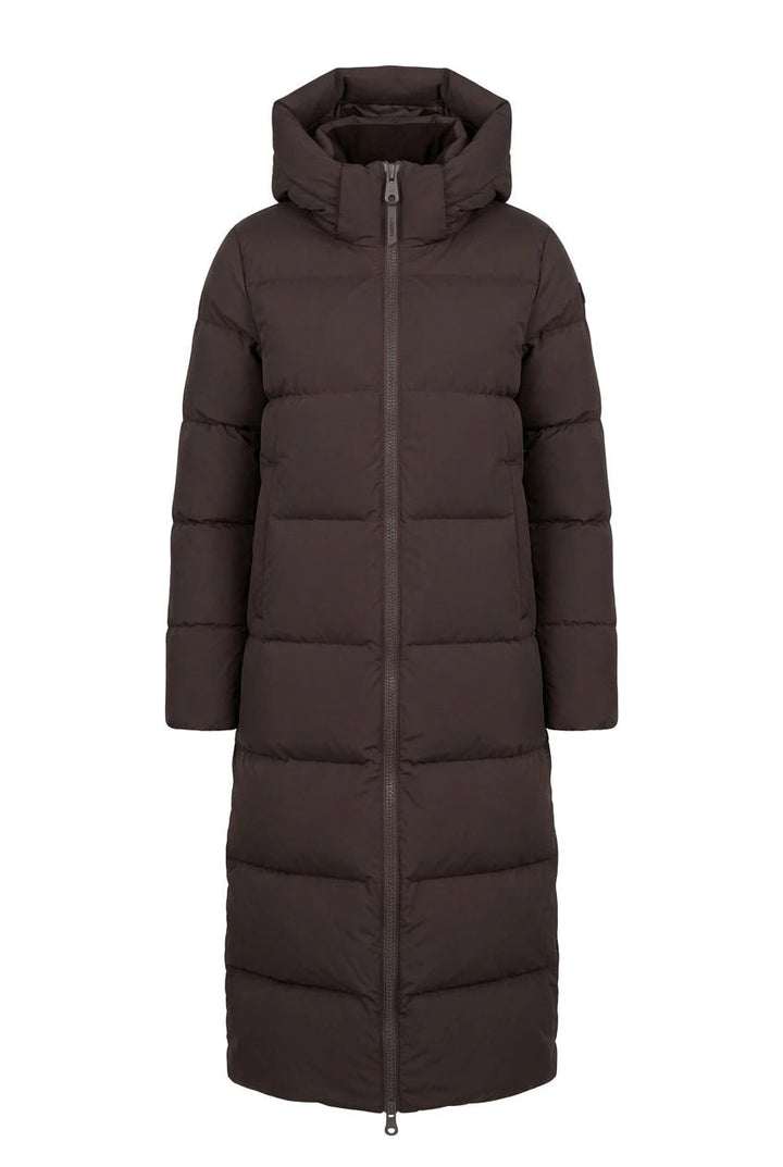 Val Cenis Long Tech Dark Brown | Yttertøy | Smuk