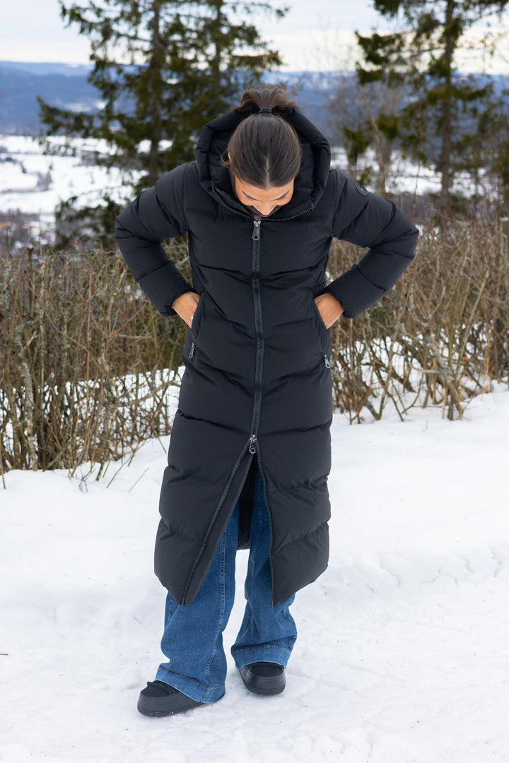 Val Cenis Long Tech Jacket Black | Yttertøy | Smuk