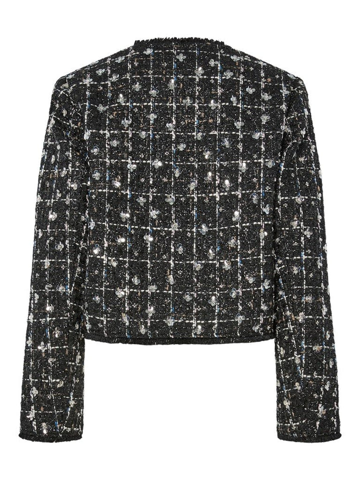 Valenda Ls Tweed Jacket Black | Blazer | Smuk - Dameklær på nett