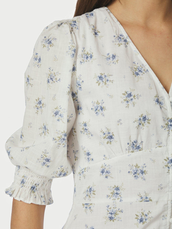 Valley Flowing Dress Light Blue | Kjoler | Smuk