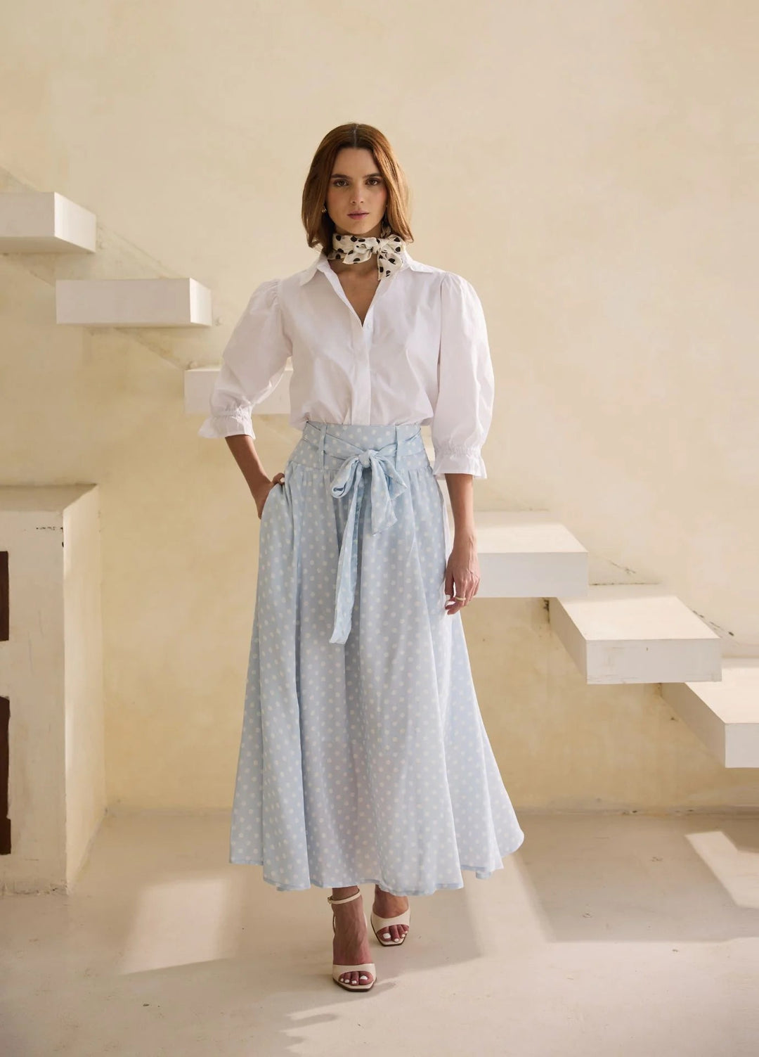 Vanja Skirt Delicate Blue | Skjørt | Smuk