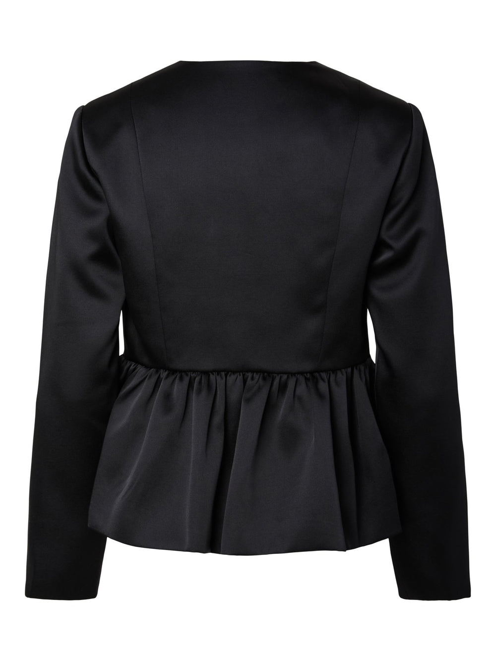 Vantis Bow Satin Jacket Black | Skjorter og bluser | Smuk