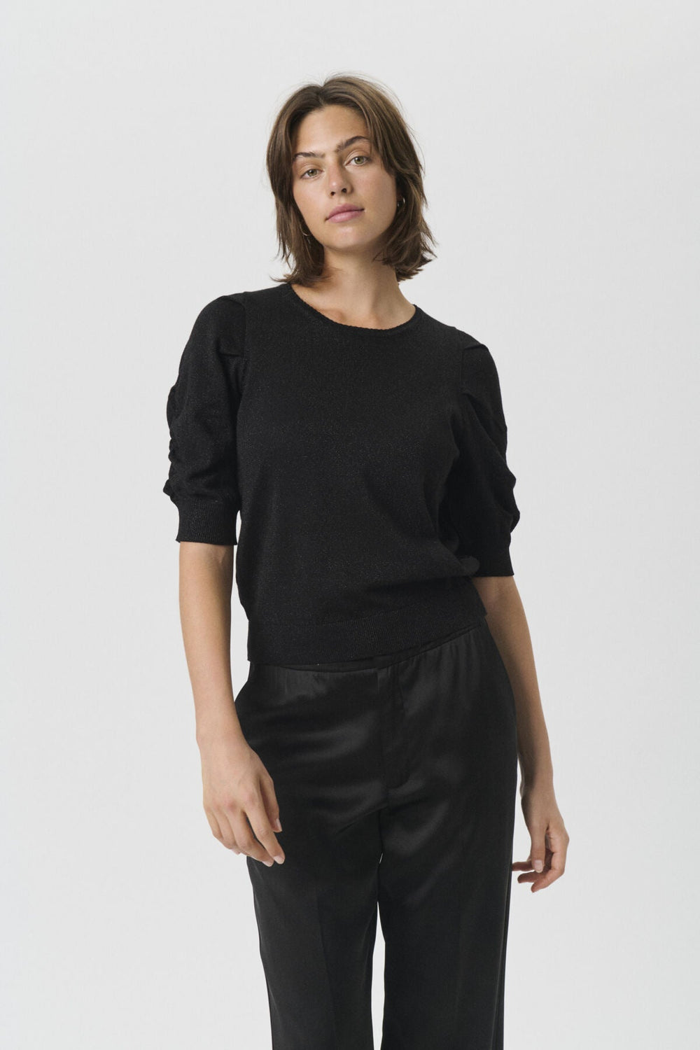 Varaia Pullover Black With Lurex | Genser | Smuk - Dameklær på nett