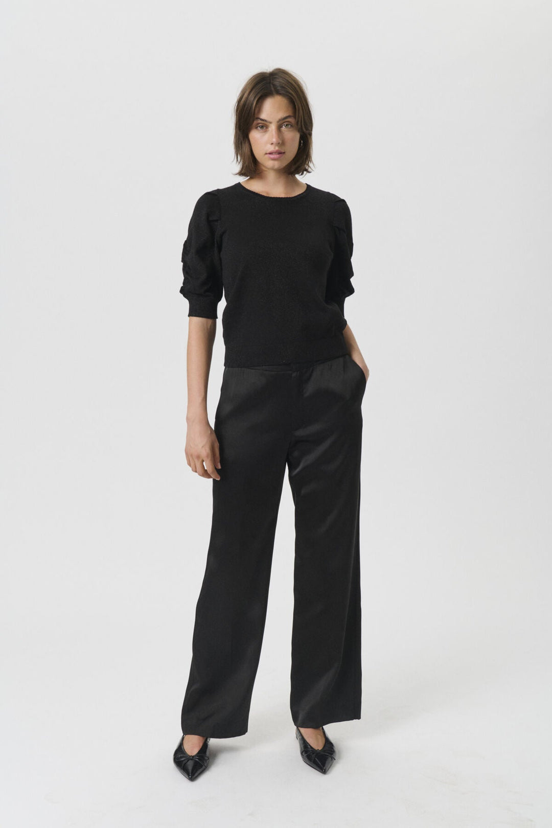 Varaia Pullover Black With Lurex | Genser | Smuk - Dameklær på nett