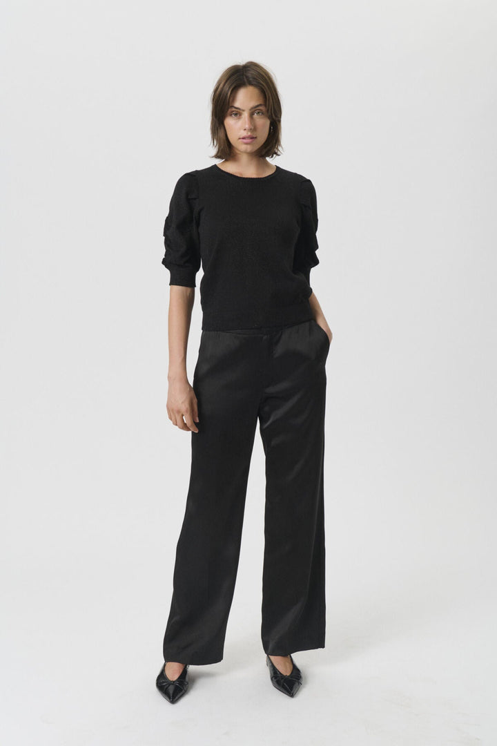 Varaia Pullover Black With Lurex | Genser | Smuk - Dameklær på nett