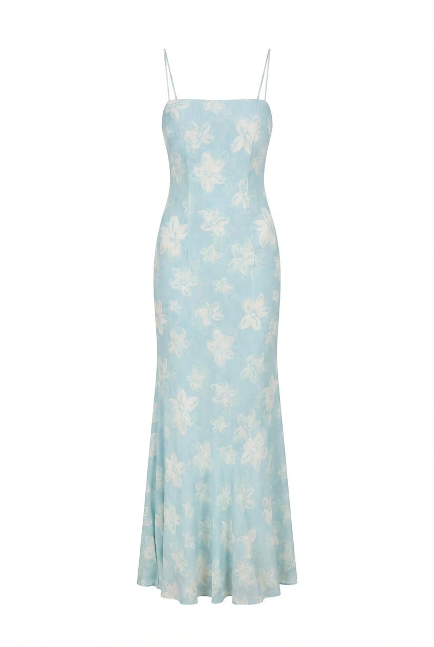 Varna Dress Tropical Blue | Kjoler | Smuk