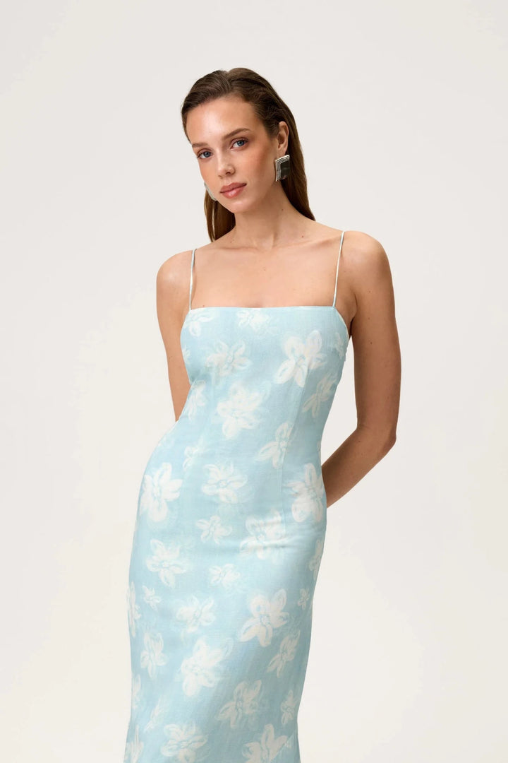 Varna Dress Tropical Blue | Kjoler | Smuk