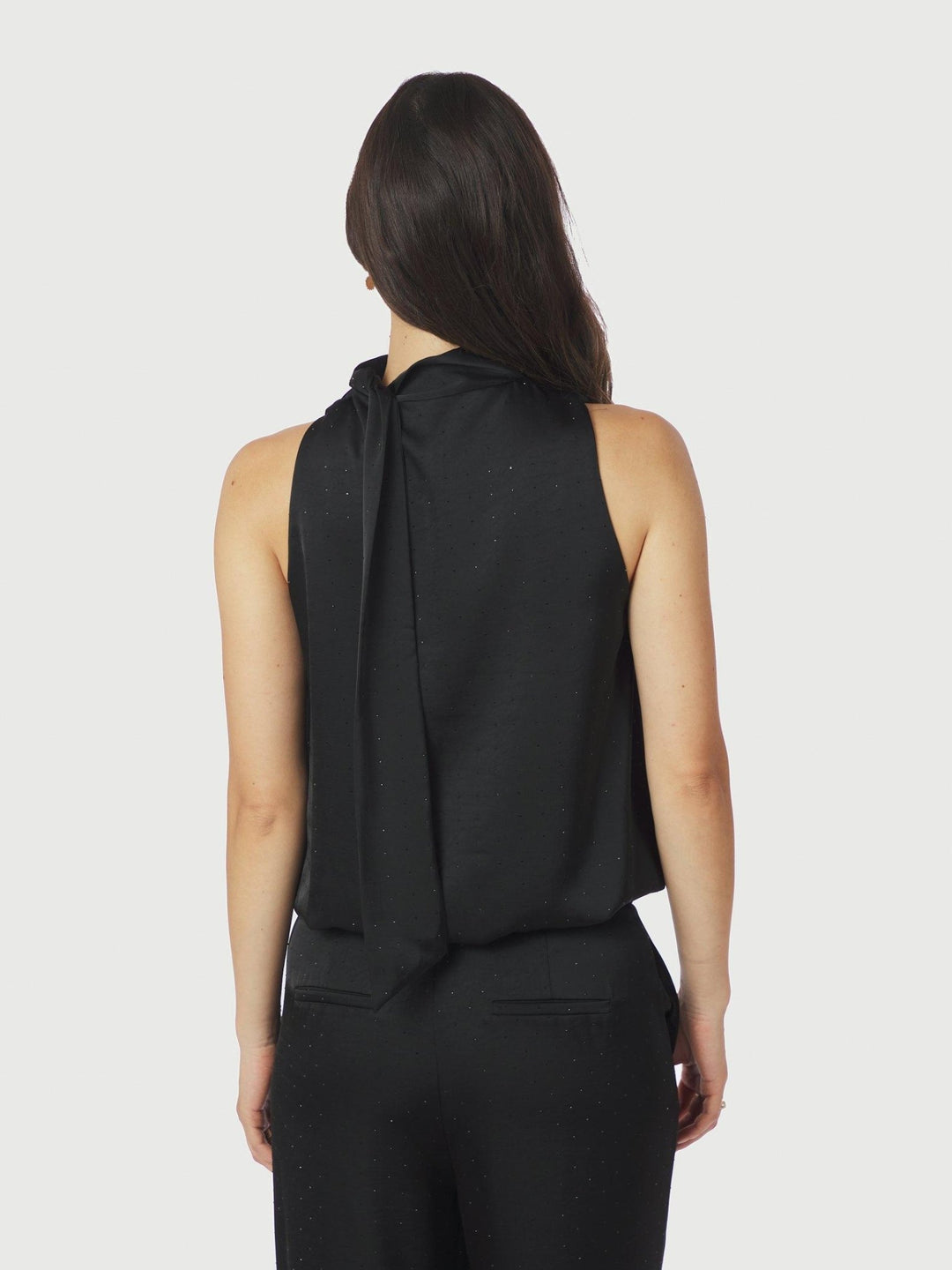 Veda Heavy Sateen Bedaz Top Black | Topper | Smuk