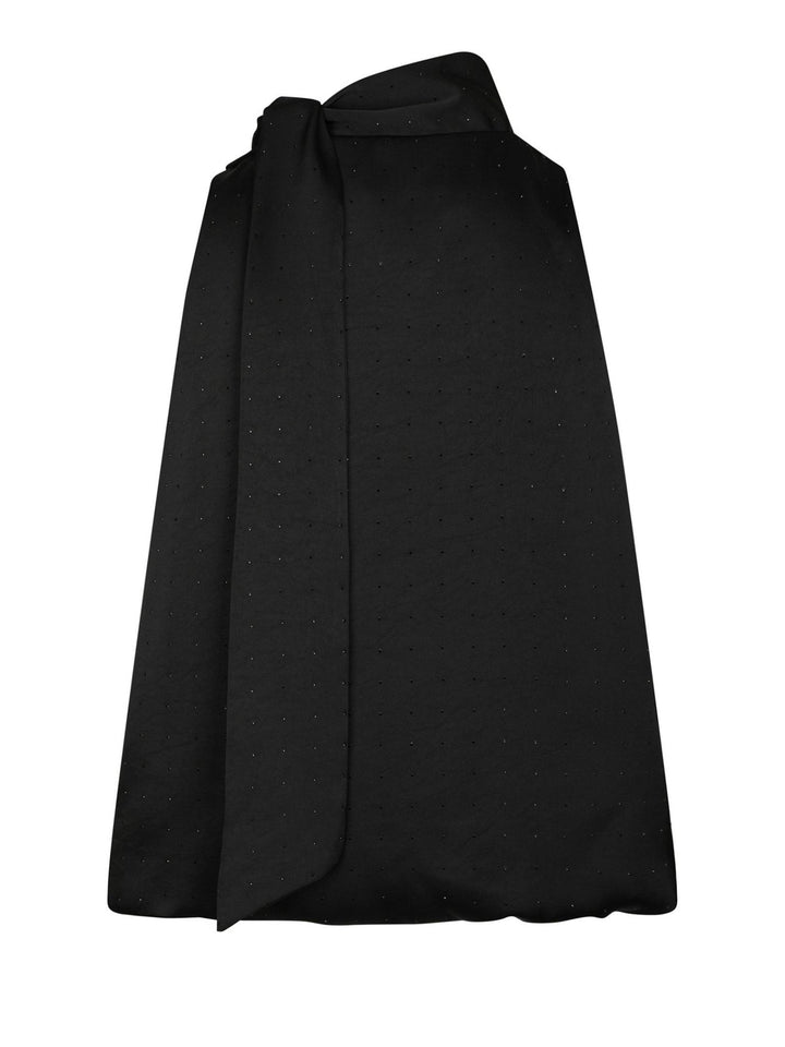 Veda Heavy Sateen Bedaz Top Black | Topper | Smuk