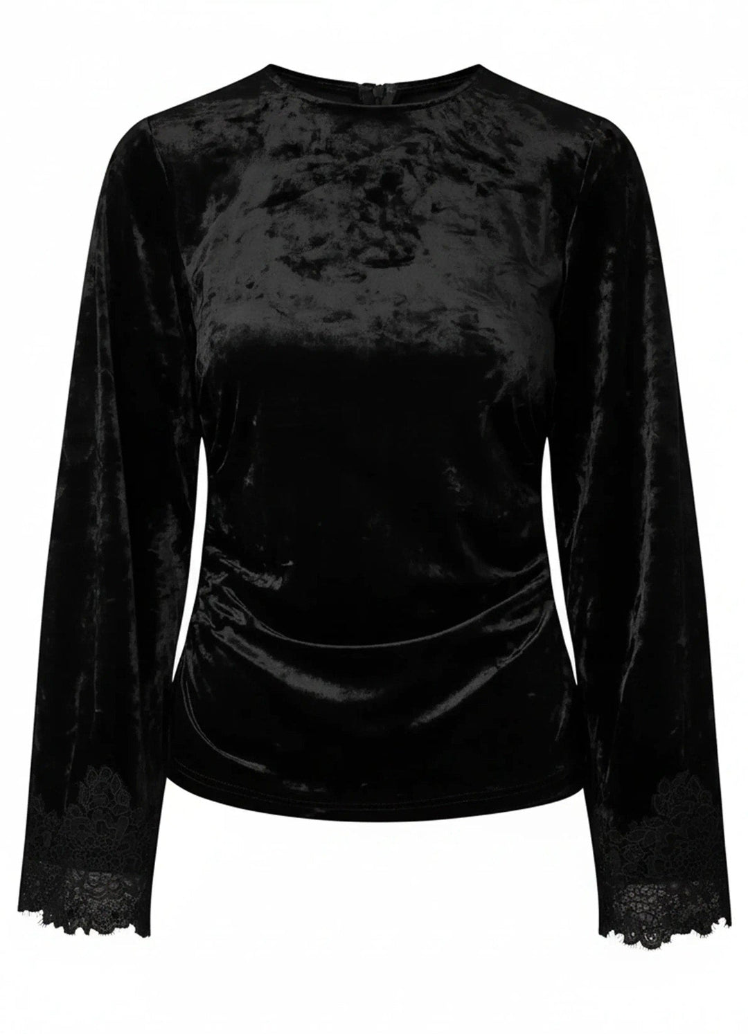 Vellia Ls Top Black | Topper | Smuk