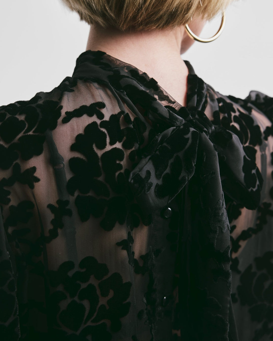 Velvet Flared Top Black | Topper | Smuk - Dameklær på nett