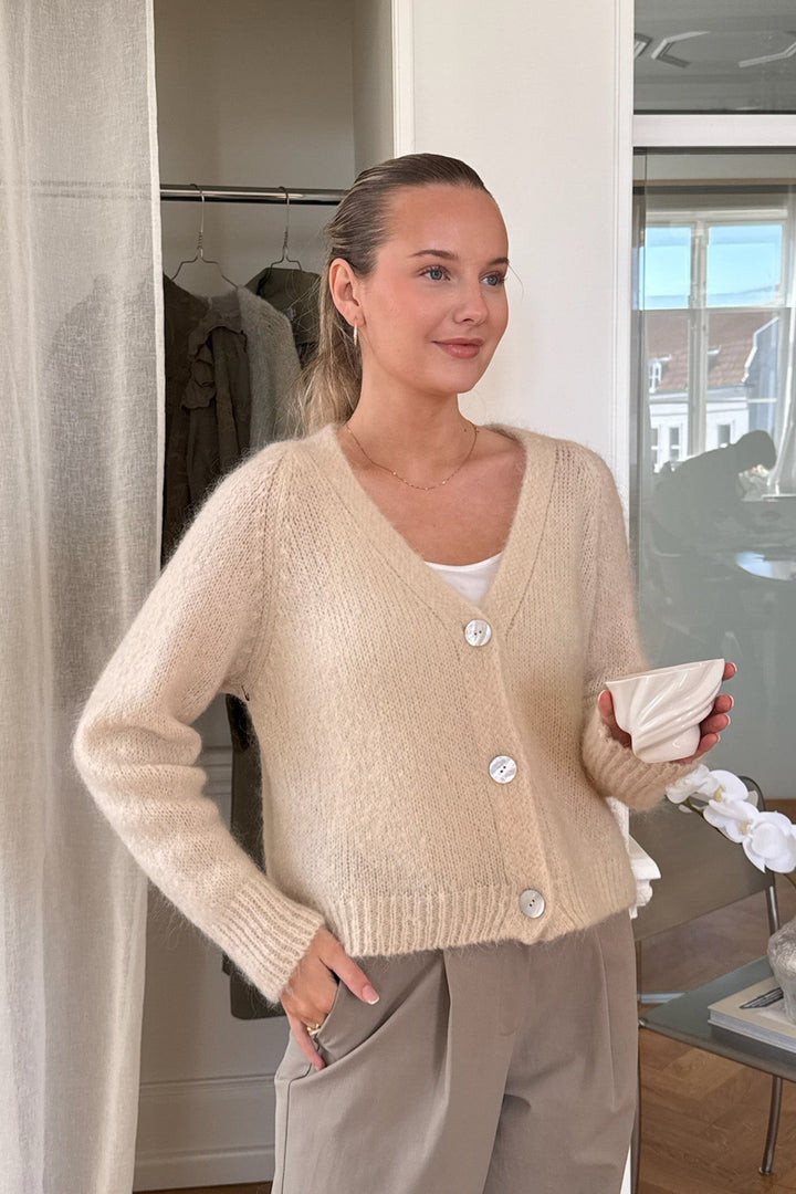 Vicky Cardigan Creme | Genser | Smuk - Dameklær på nett