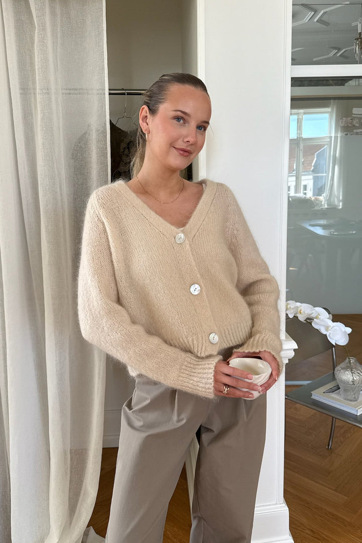 Vicky Cardigan Creme | Genser | Smuk - Dameklær på nett