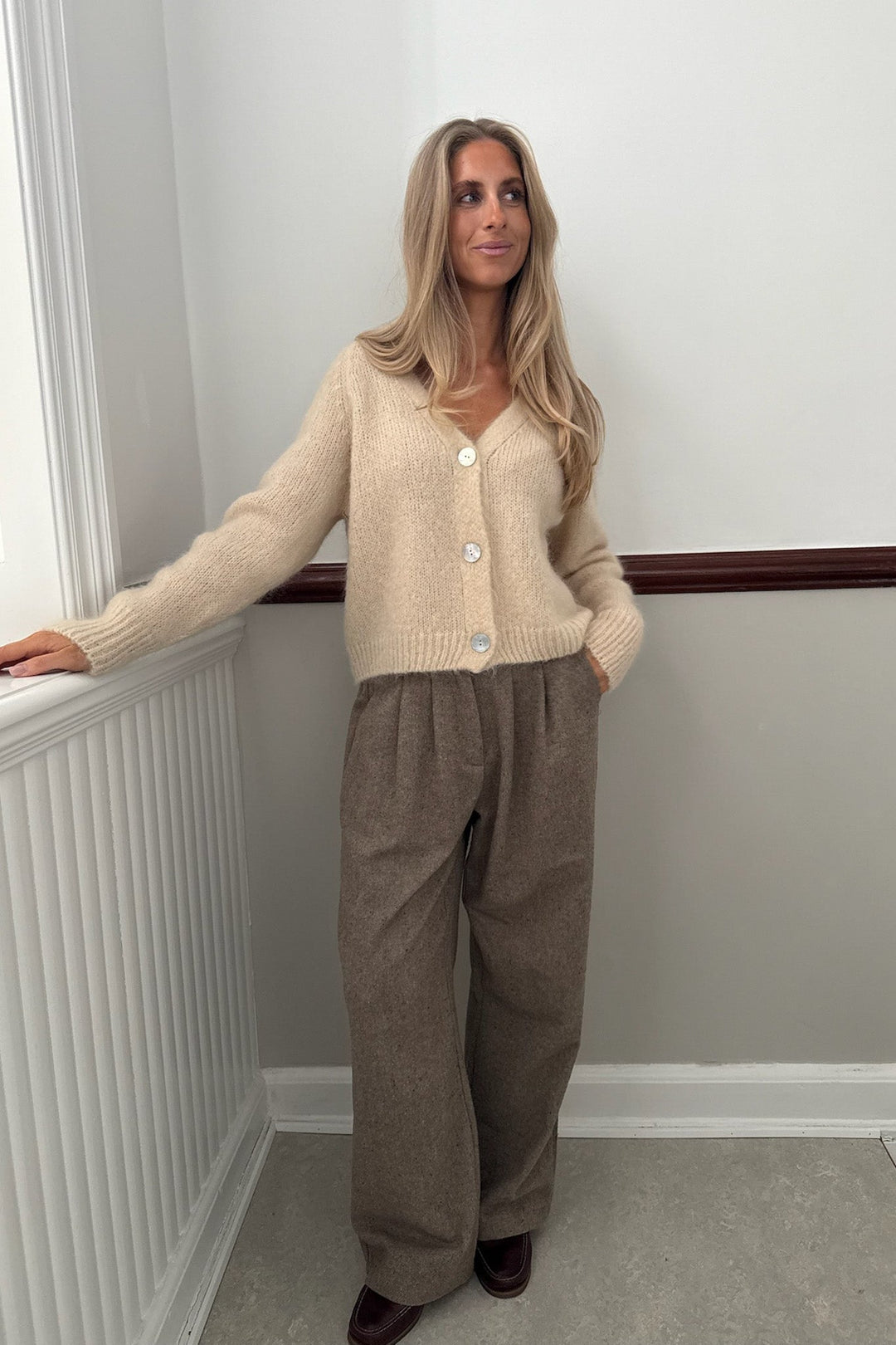 Vicky Cardigan Creme | Genser | Smuk - Dameklær på nett
