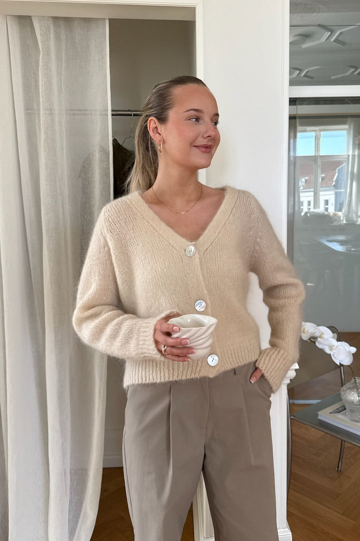 Vicky Cardigan Creme | Genser | Smuk - Dameklær på nett