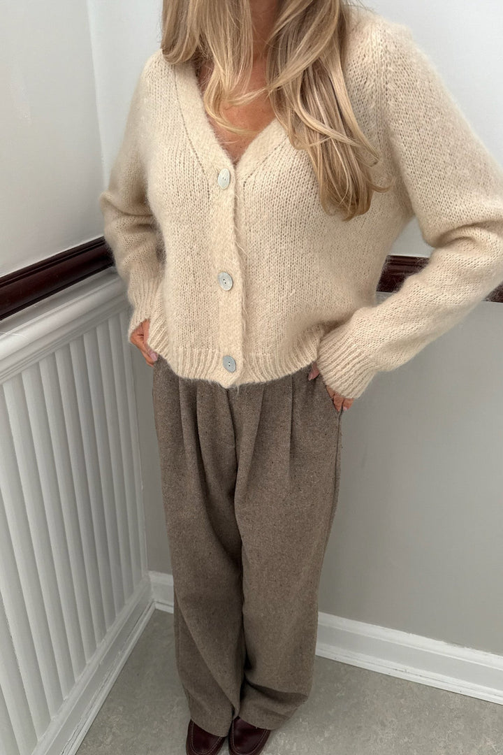 Vicky Cardigan Creme | Genser | Smuk - Dameklær på nett