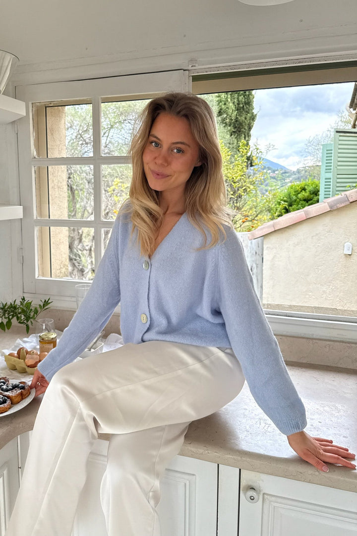 Vicky Cardigan Light Blue | Genser | Smuk - Dameklær på nett