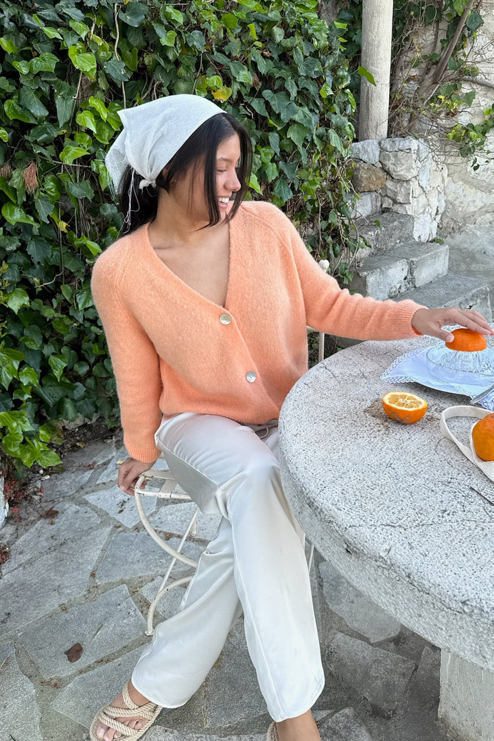 Vicky Cardigan Orange | Genser | Smuk - Dameklær på nett