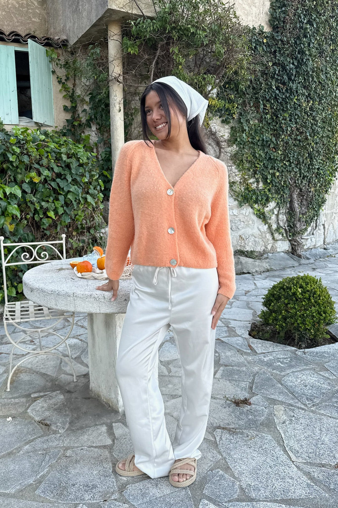 Vicky Cardigan Orange | Genser | Smuk - Dameklær på nett