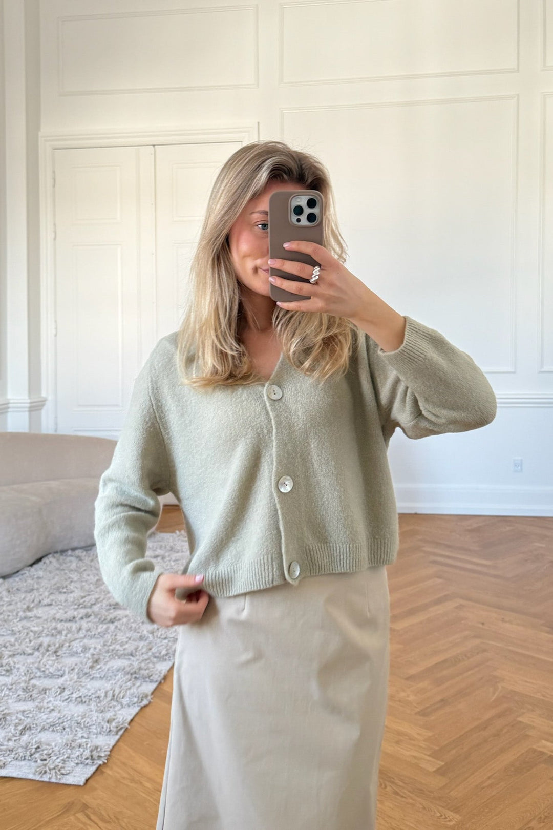 Vicky Cardigan Pistachio | Genser | Smuk - Dameklær på nett