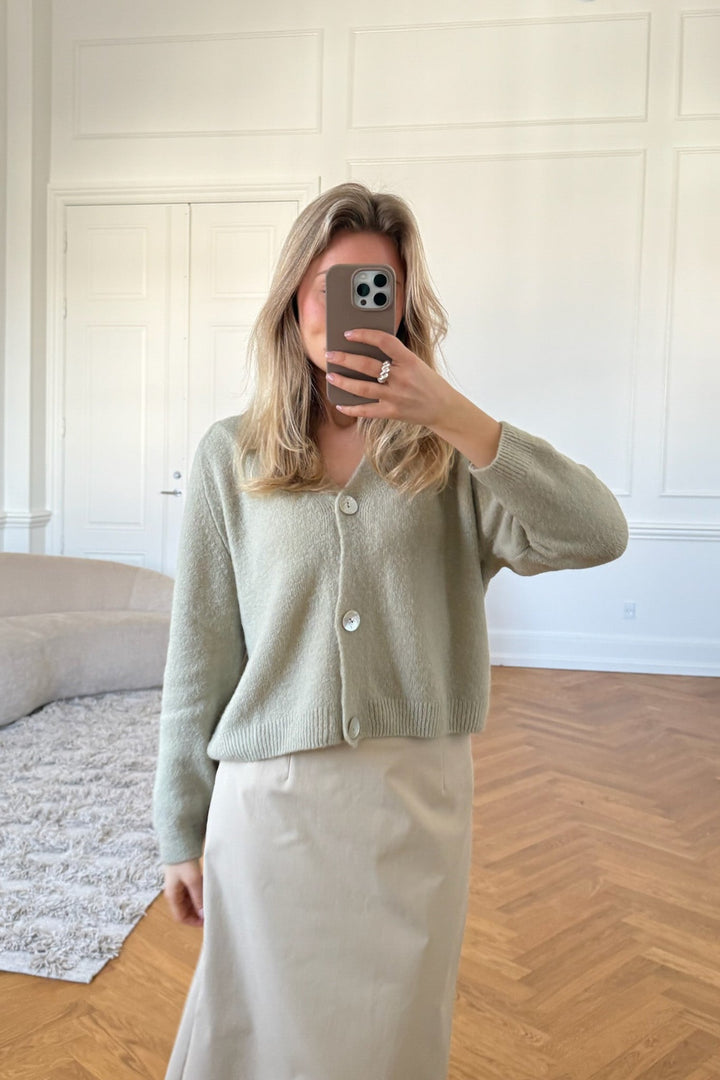 Vicky Cardigan Pistachio | Genser | Smuk - Dameklær på nett