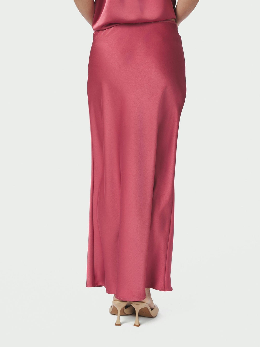 Vicky Heavy Sateen Skirt Cherry Pink | Skjørt | Smuk