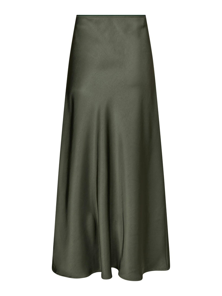 Vicky Heavy Sateen Skirt Deep Green | Skjørt | Smuk