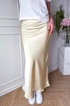 Vicky Heavy Sateen Skirt Light Yellow