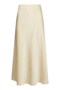 Vicky Heavy Sateen Skirt Light Yellow