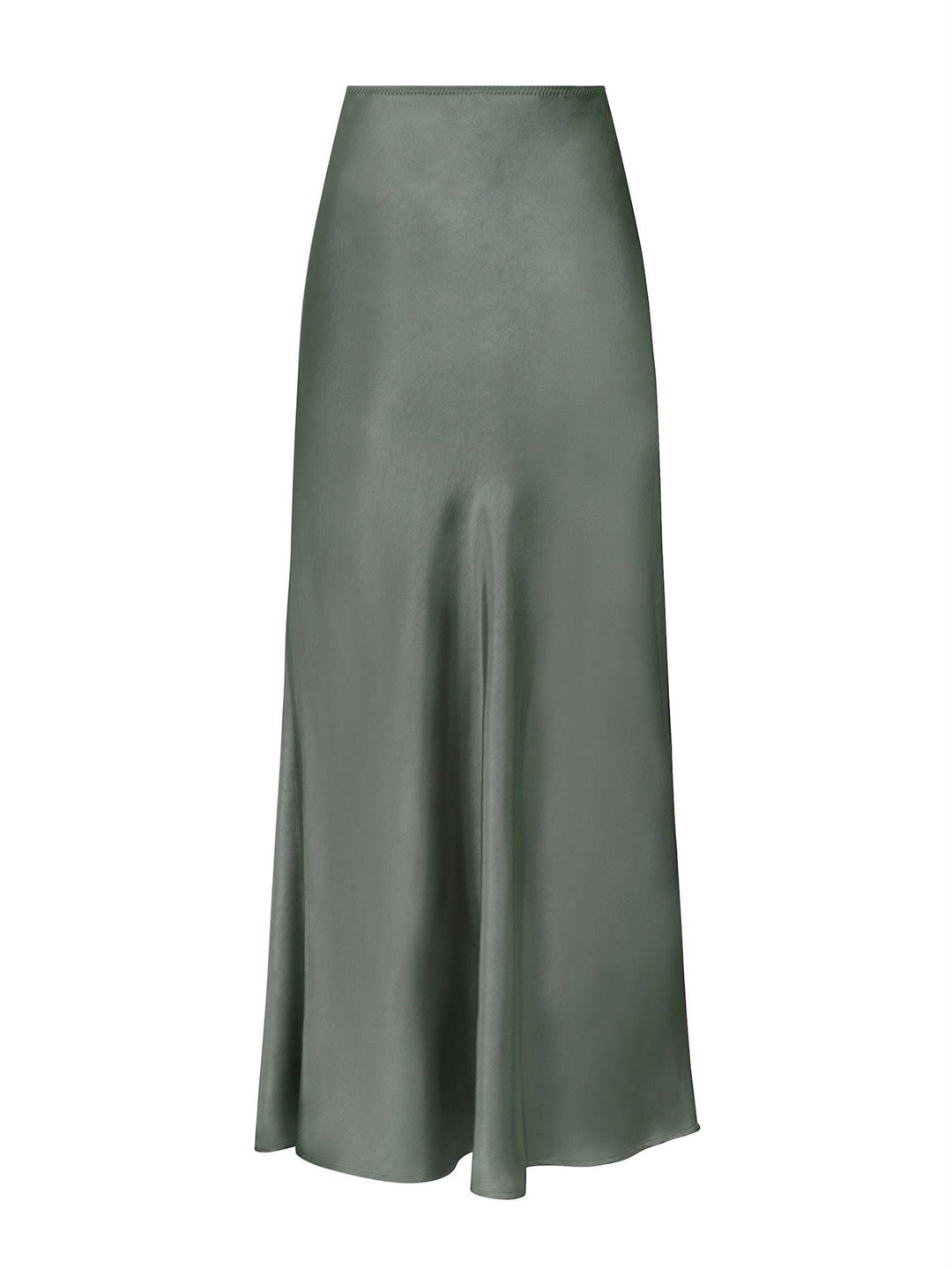 Vicky Heavy Sateen Skirt Smoke Green | Skjørt | Smuk - Dameklær på nett