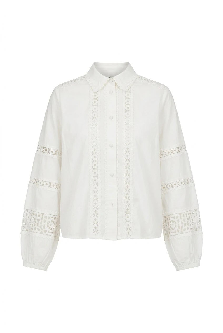 Vilda Shirt White | Skjorter og bluser | Smuk