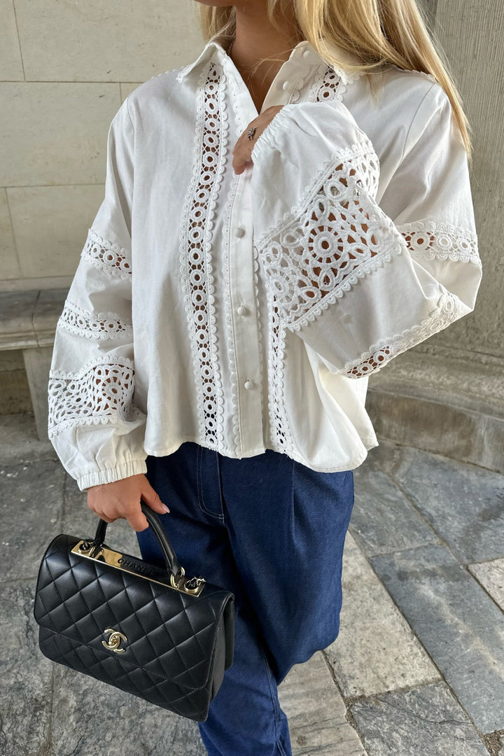 Vildaic Shirt White | Skjorter og bluser | Smuk - Dameklær på nett