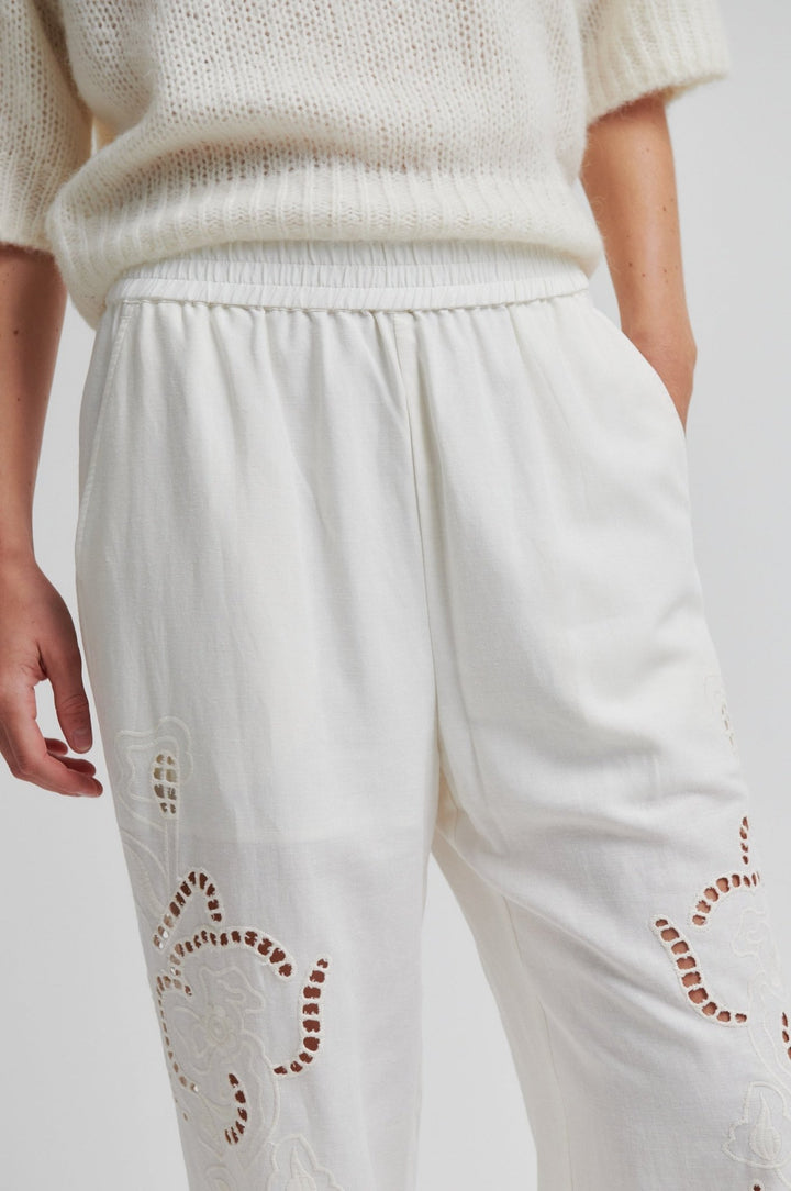 Vilea Trousers Eggnog | Bukser | Smuk