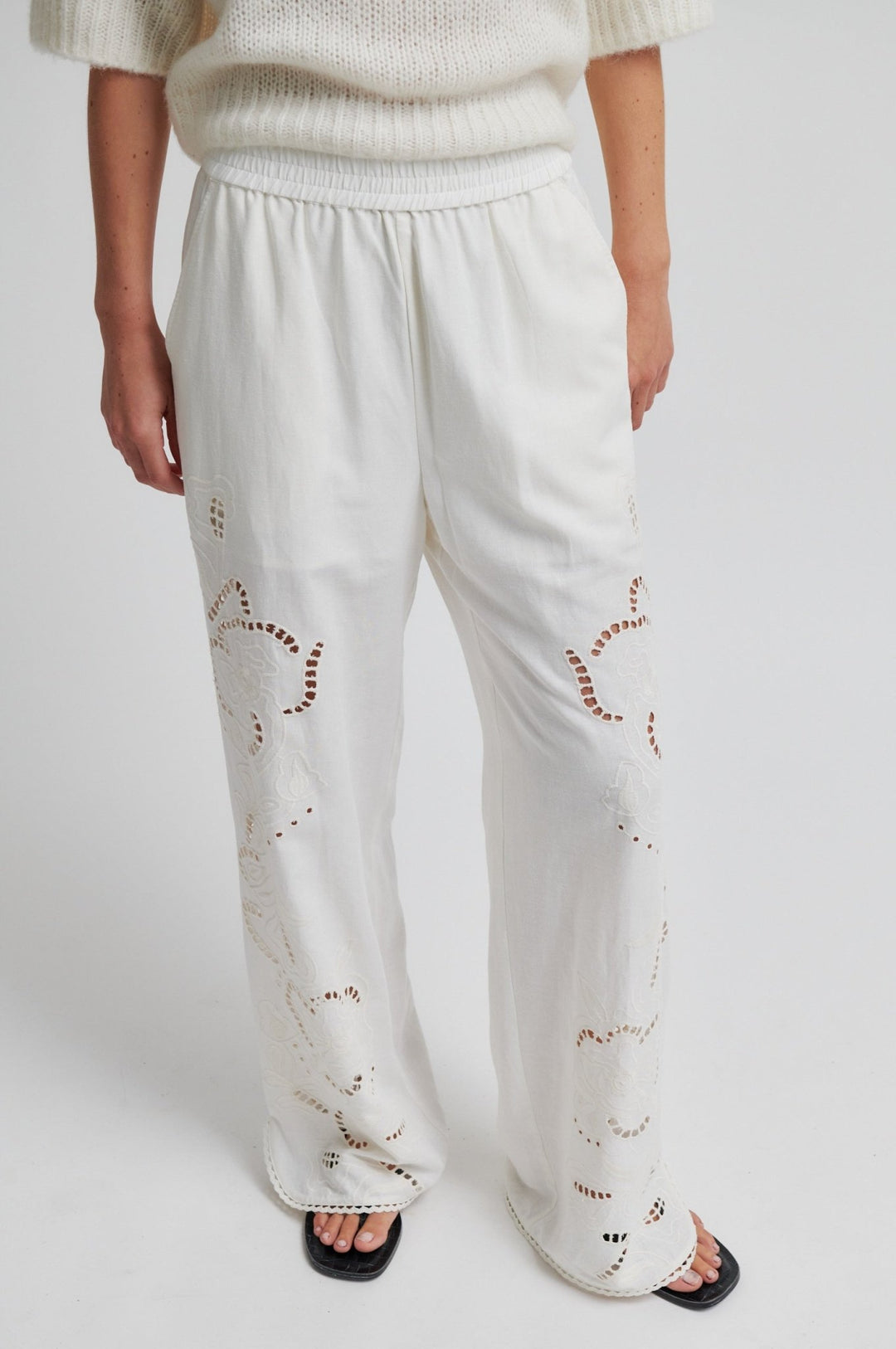 Vilea Trousers Eggnog | Bukser | Smuk
