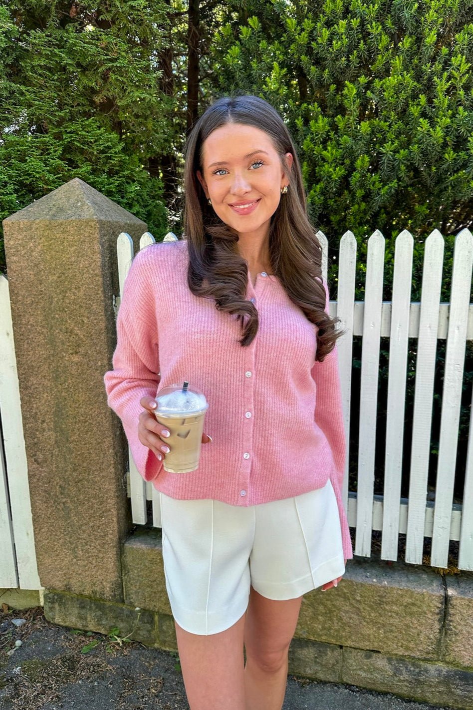 Vilja Knit Cardigan Pink | Genser | Smuk - Dameklær på nett