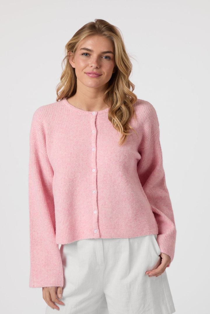Vilja Knit Cardigan Pink | Genser | Smuk - Dameklær på nett