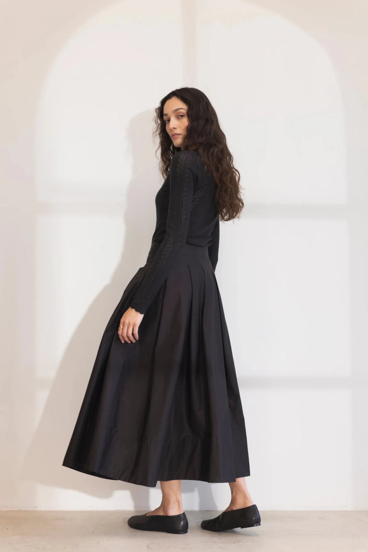 Vilja Skirt Black | Skjørt | Smuk