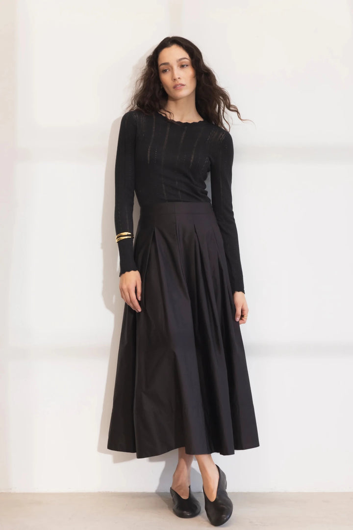 Vilja Skirt Black | Skjørt | Smuk
